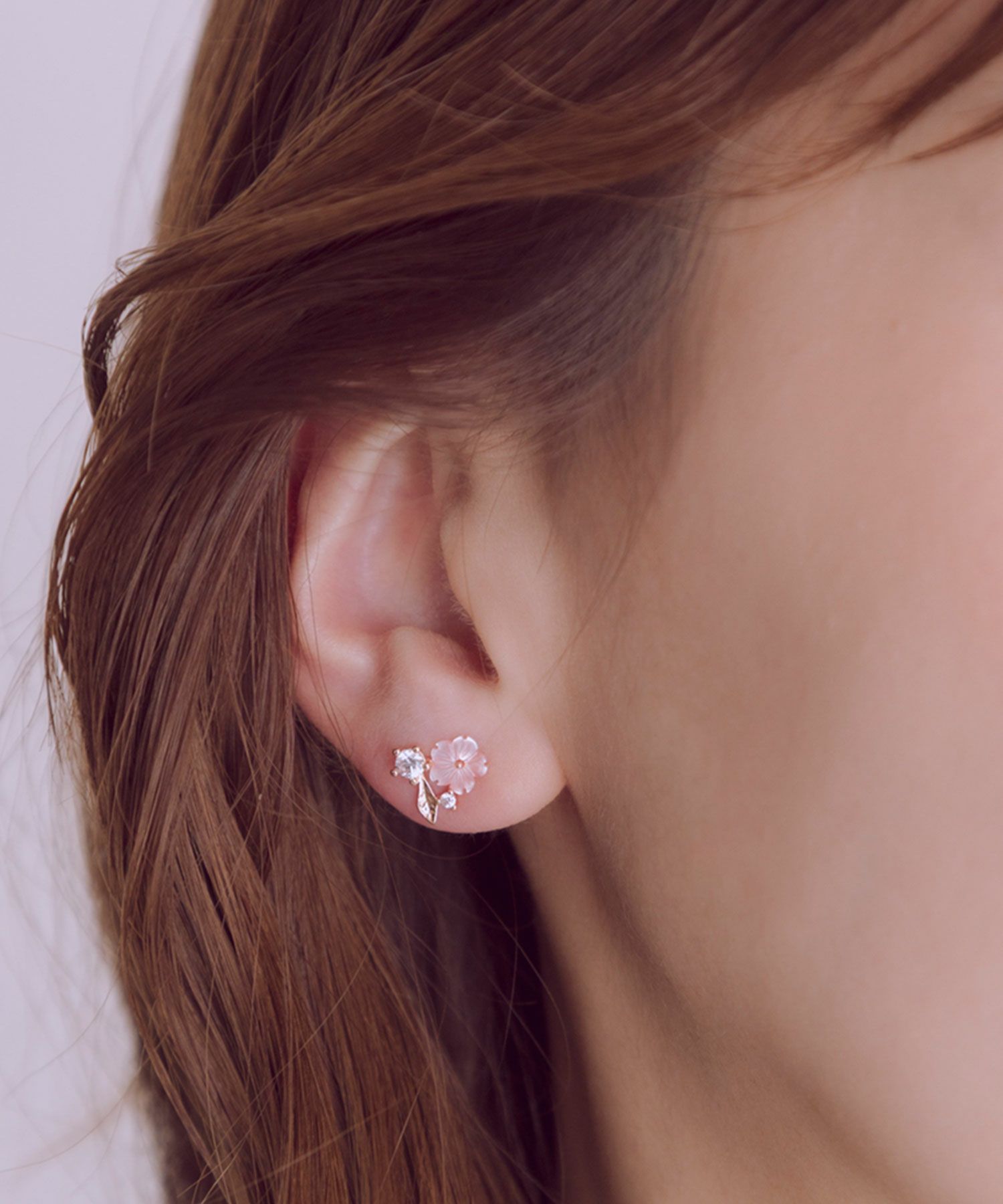 SAKURAビジューセットピアス