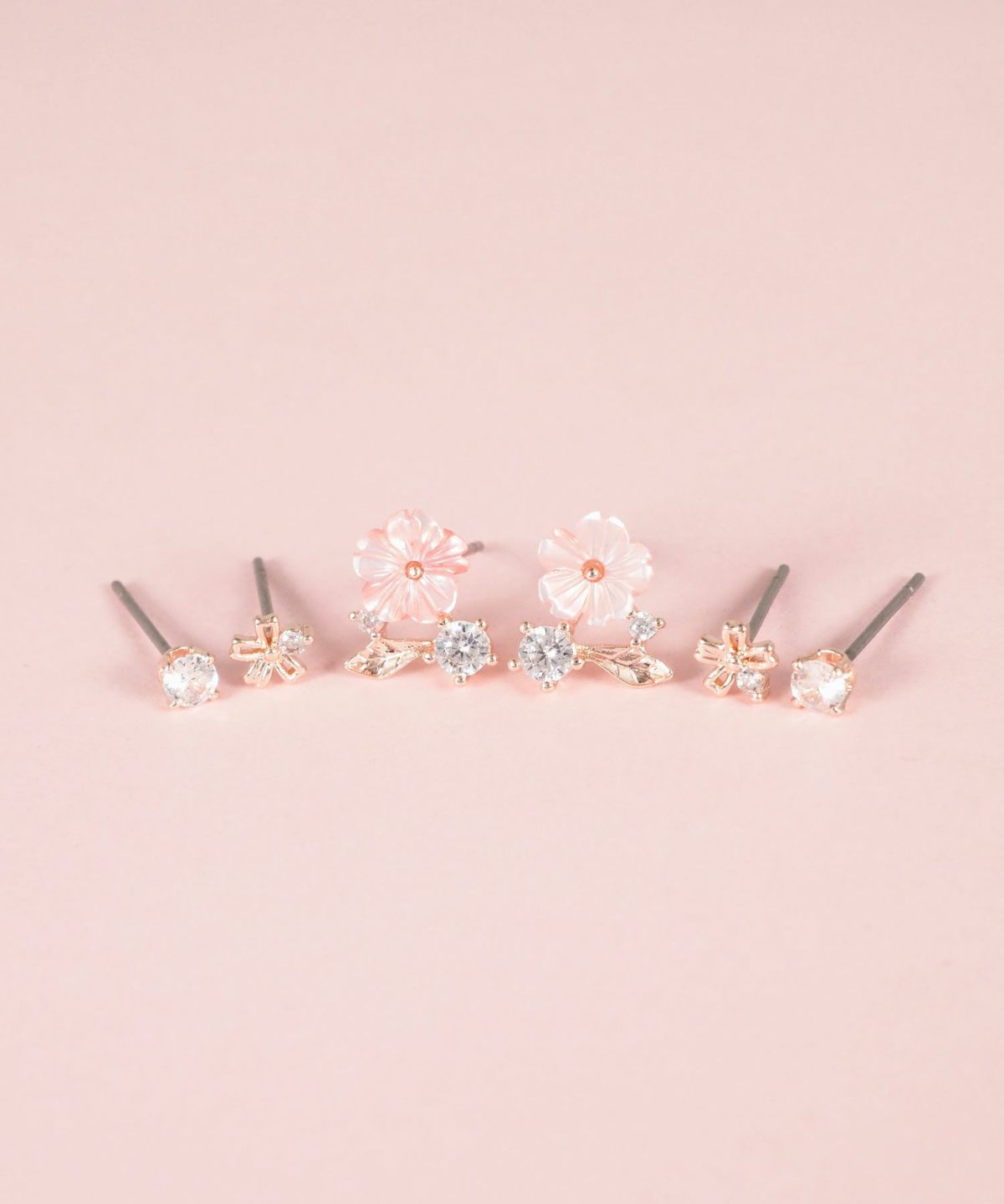 SAKURAビジューセットピアス