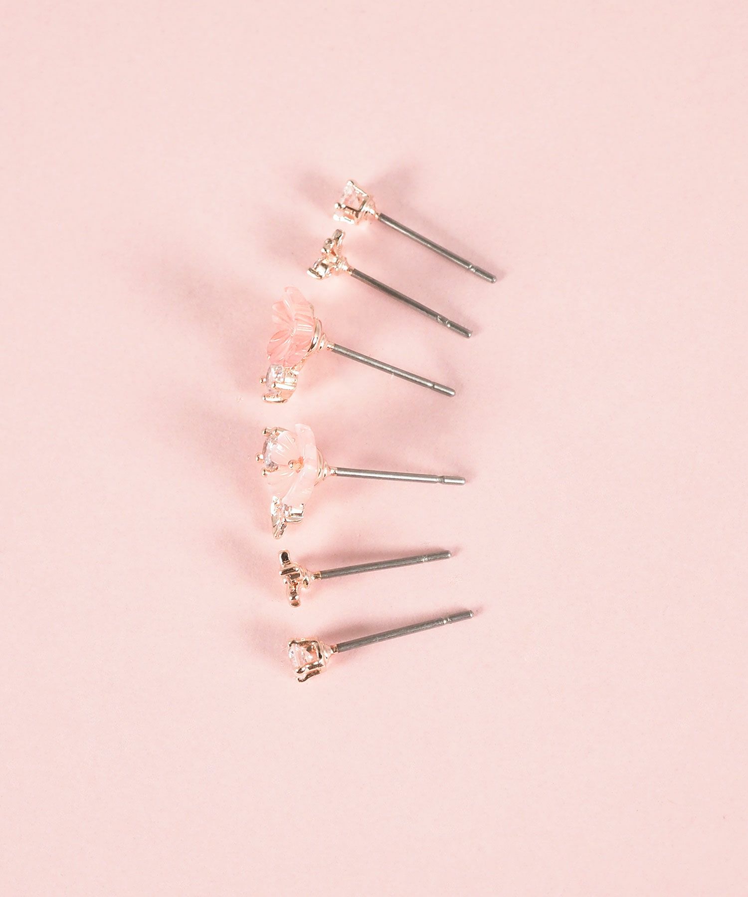 SAKURAビジューセットピアス