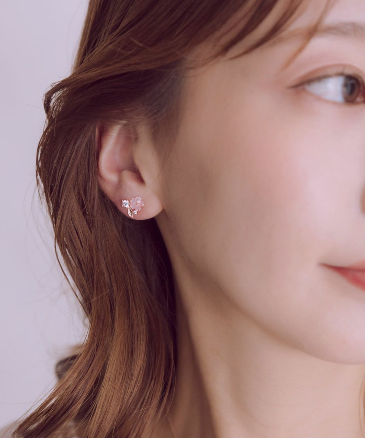 SAKURAビジューセットピアス