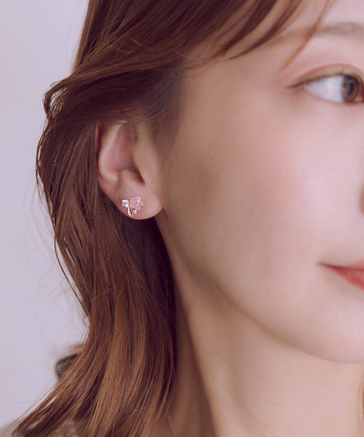 SAKURAビジューセットピアス