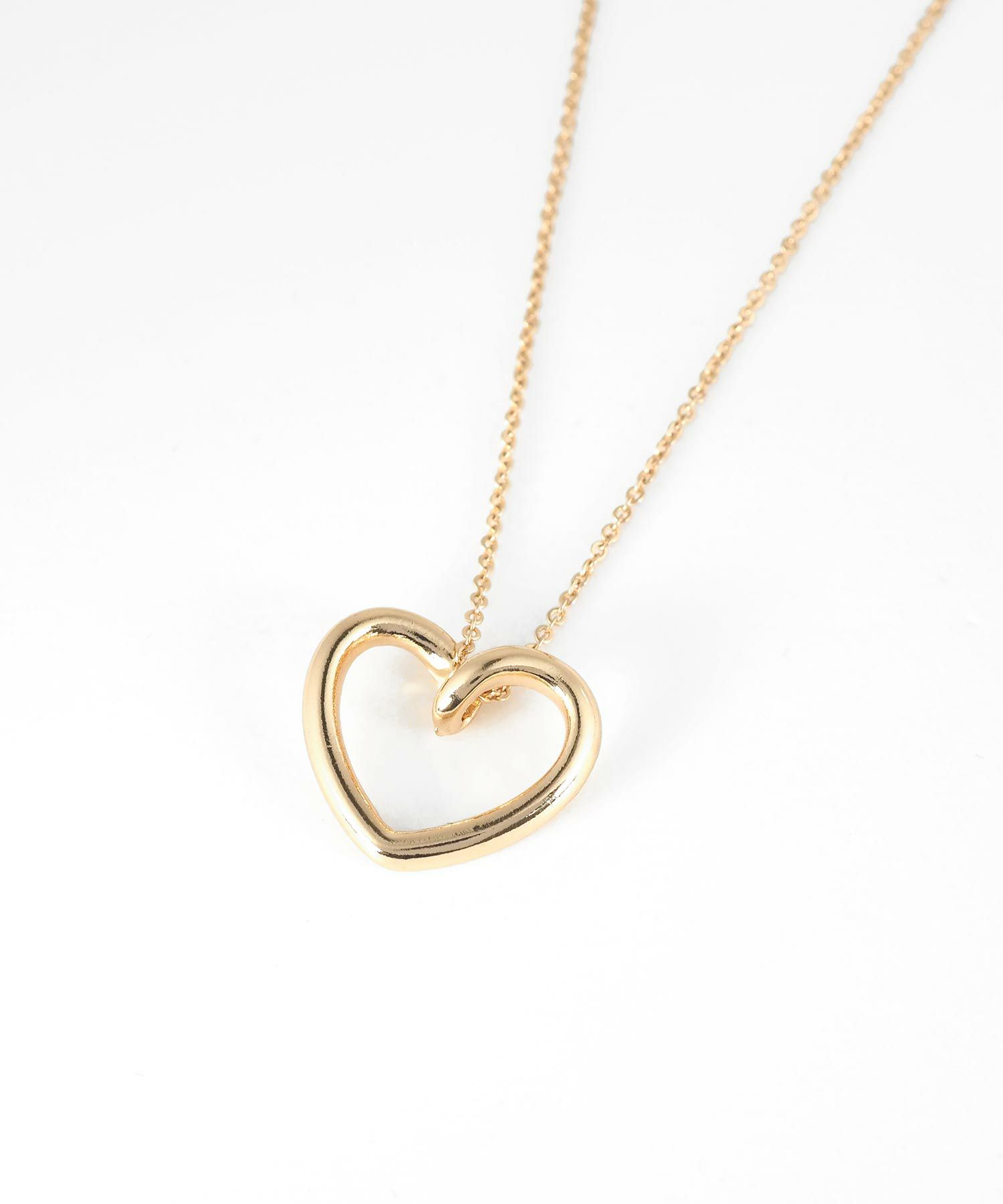 ハートフレームマグネットネックレス