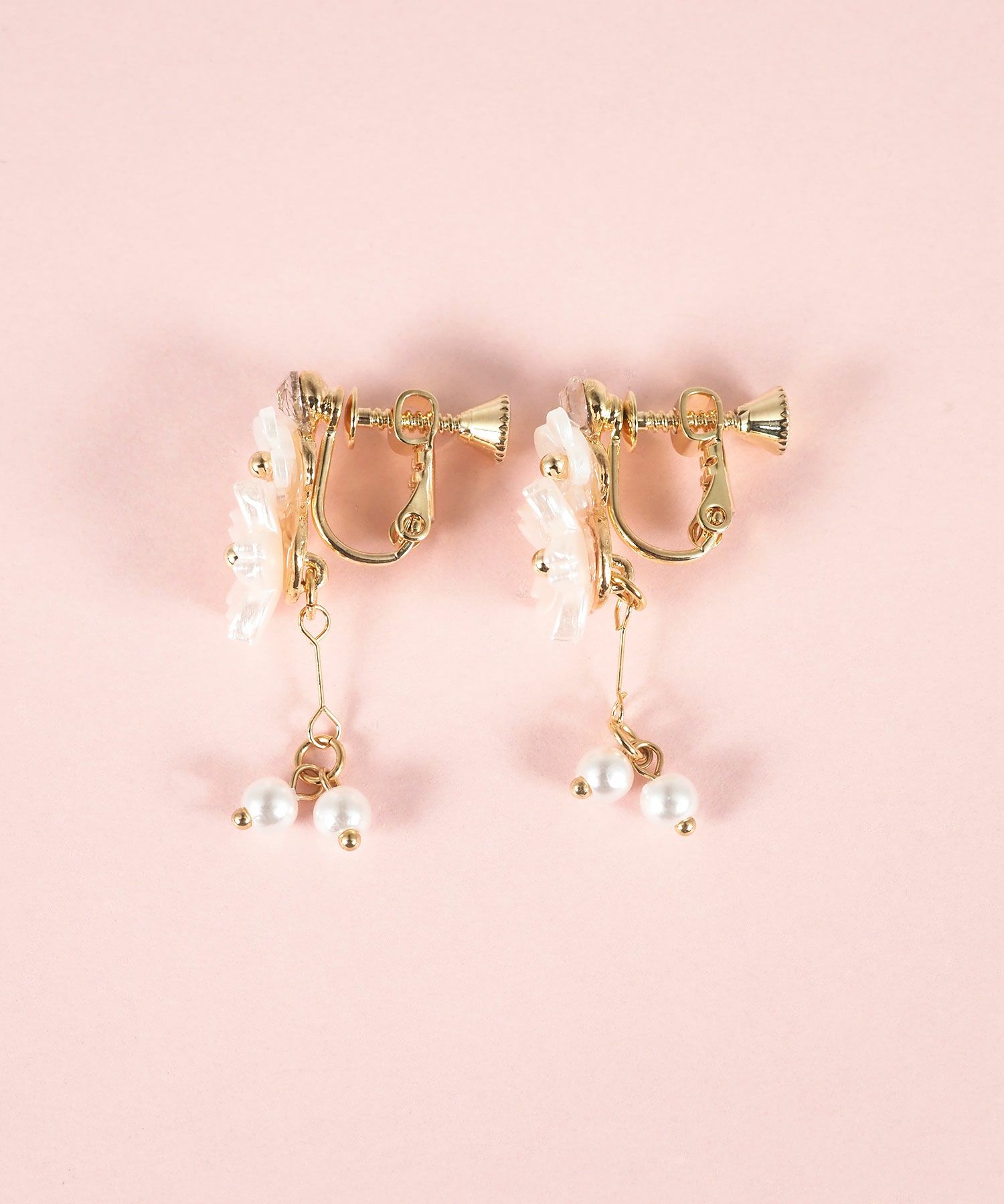 SAKURAパールイヤリング