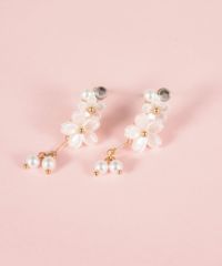 SAKURAパールチタンポストピアス