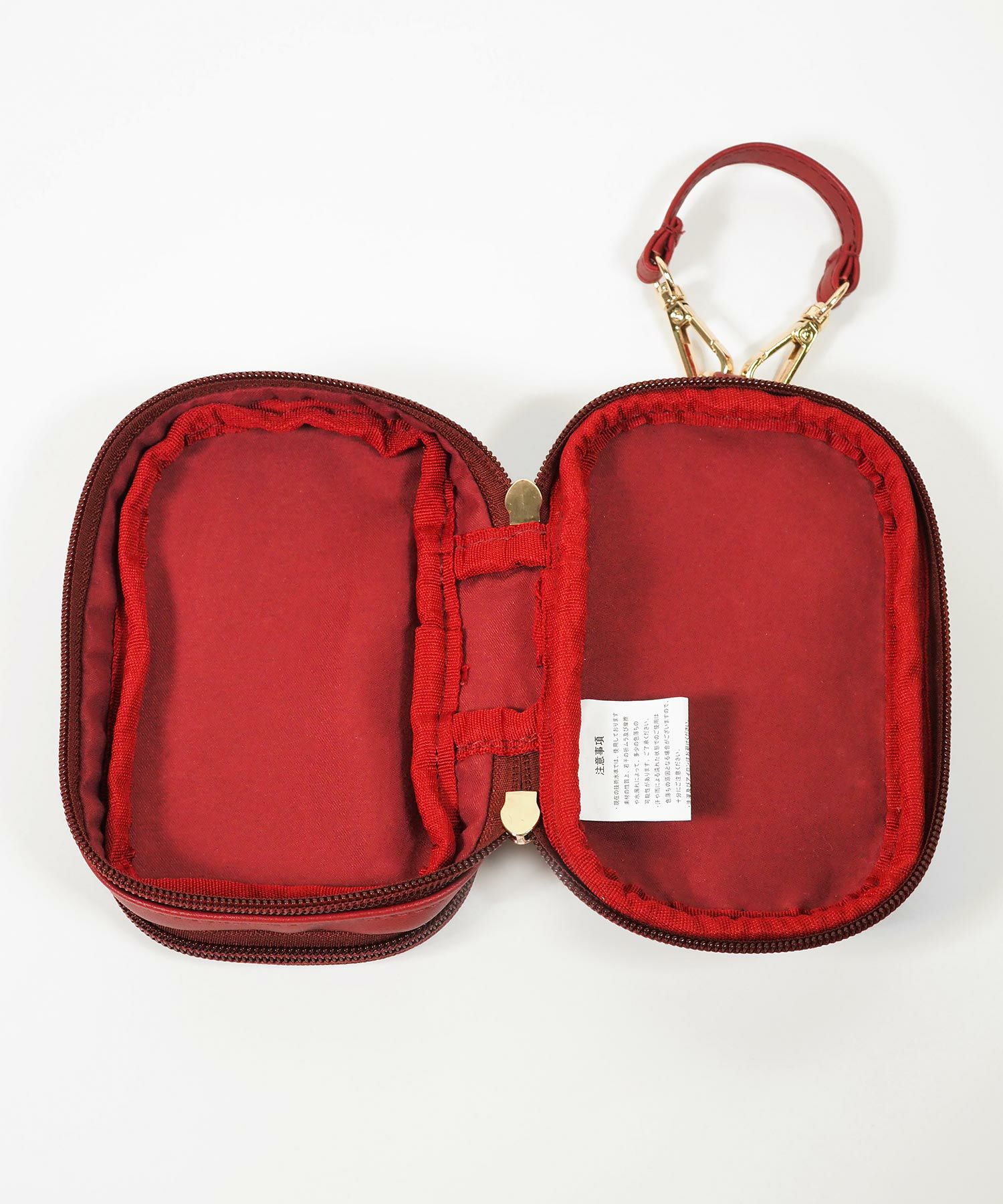 レザー風アクリルスタンドポーチ