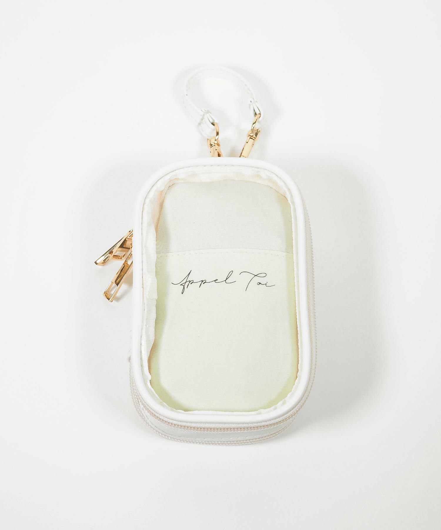 レザー風アクリルスタンドポーチ