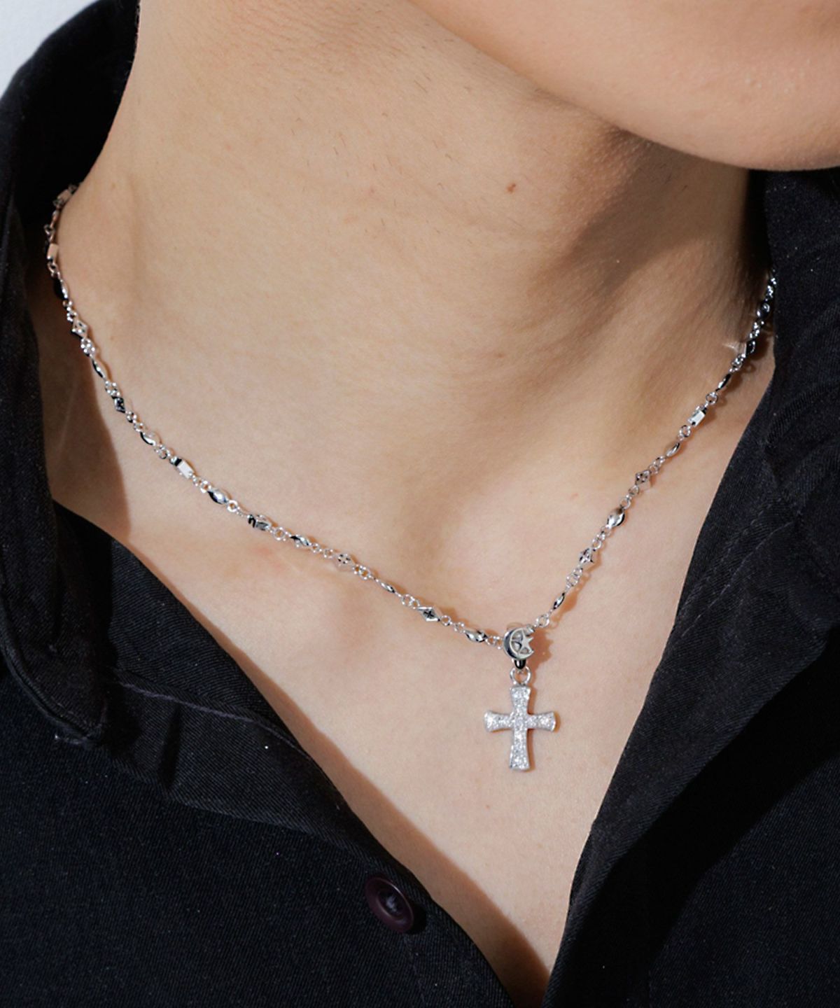 CRUZクロスペンダントトップ【Crescent Luna】 | 【公式】MUK ONLINE