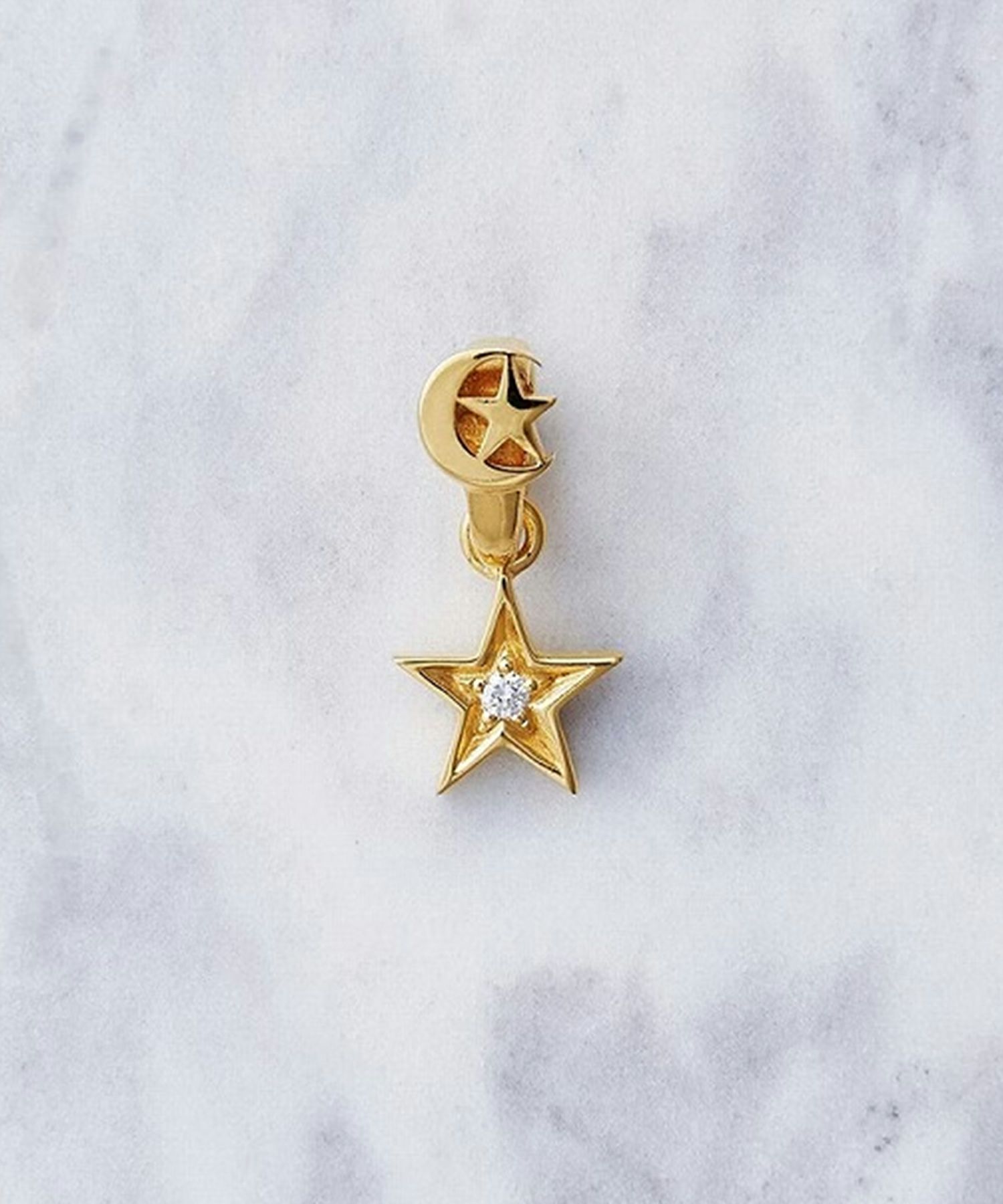 ESTRELLASスターペンダントトップ【Crescent Luna】