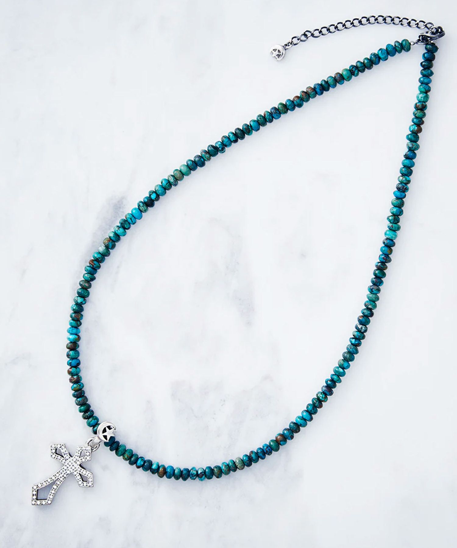 EL MARターコイズクロスネックレス【Crescent Luna】 | 【公式】MUK