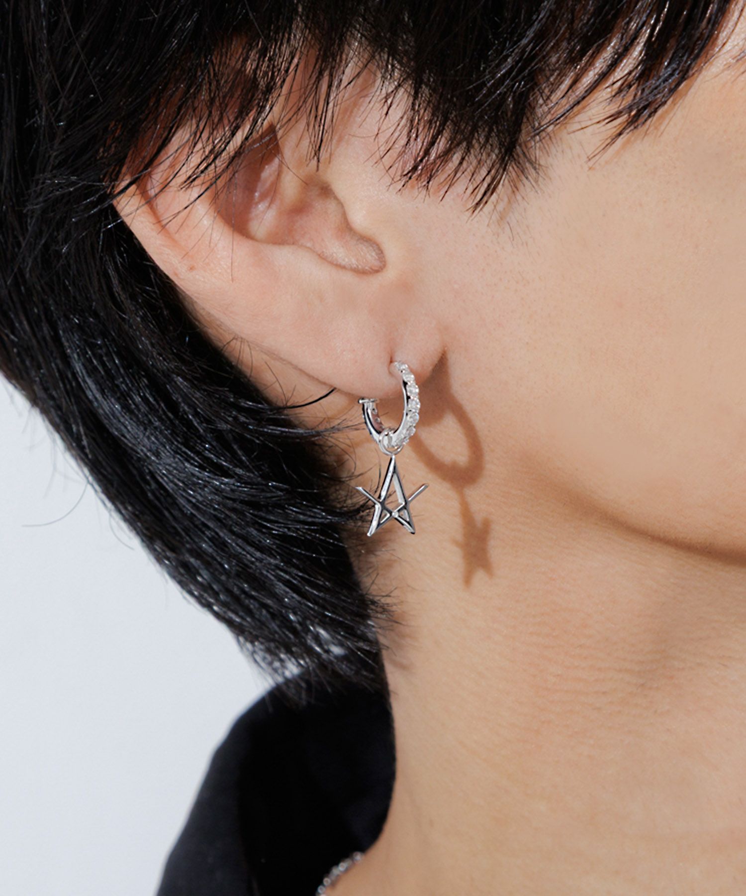 [SV925]ESTRELLA FUGAZピアス【Crescent Luna】