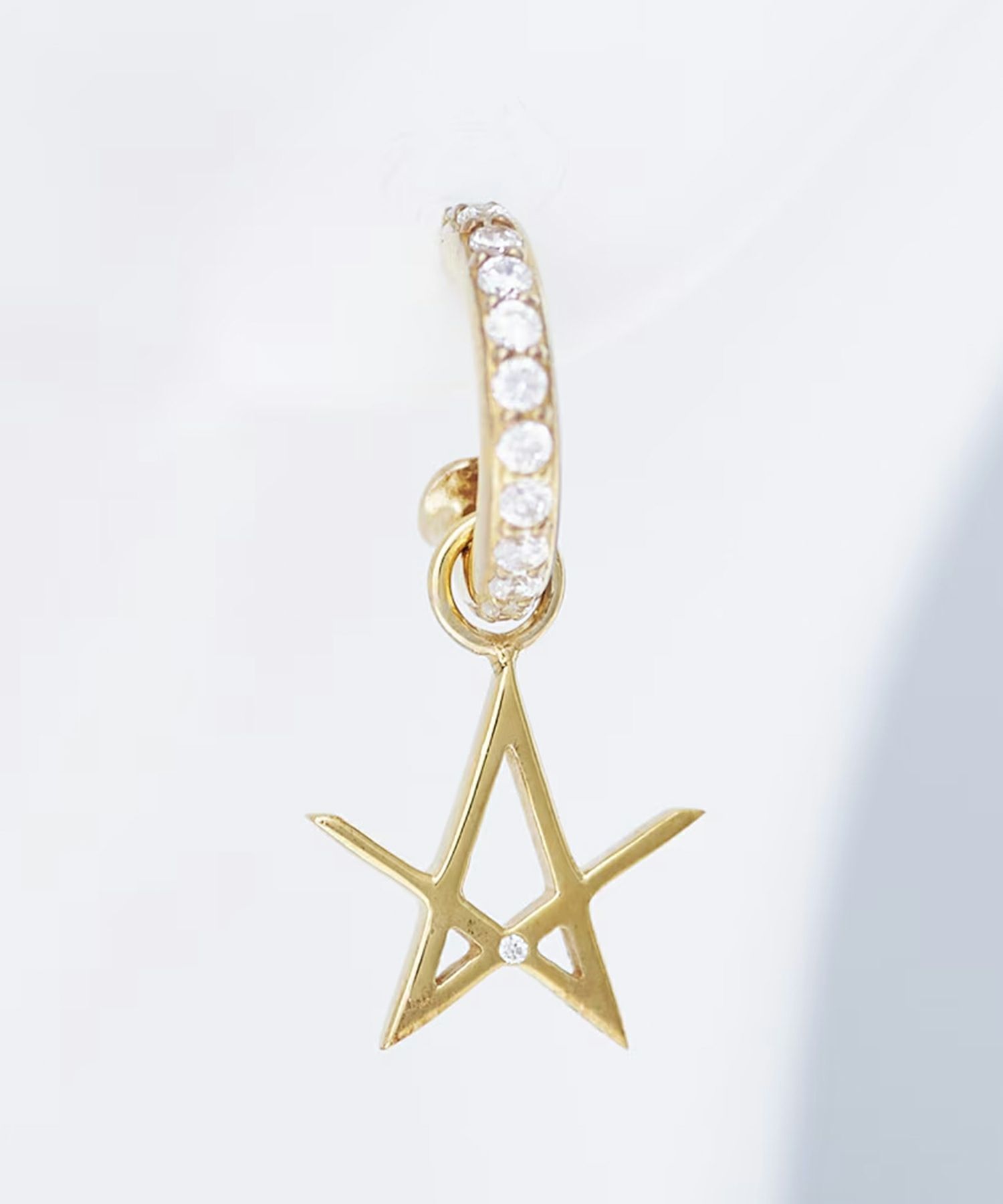 [SV925]ESTRELLA FUGAZピアス【Crescent Luna】