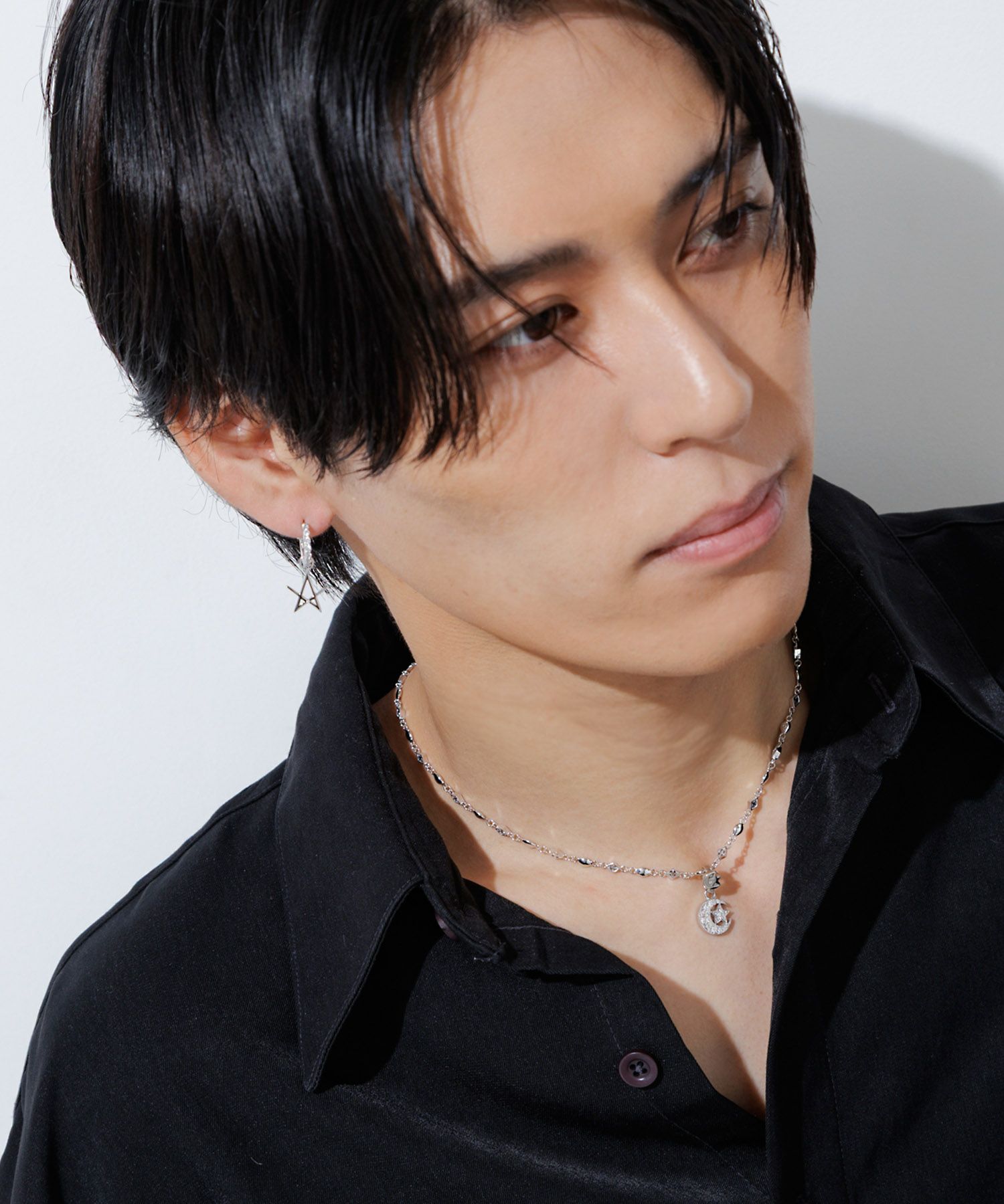 [SV925]ESTRELLA FUGAZピアス【Crescent Luna】