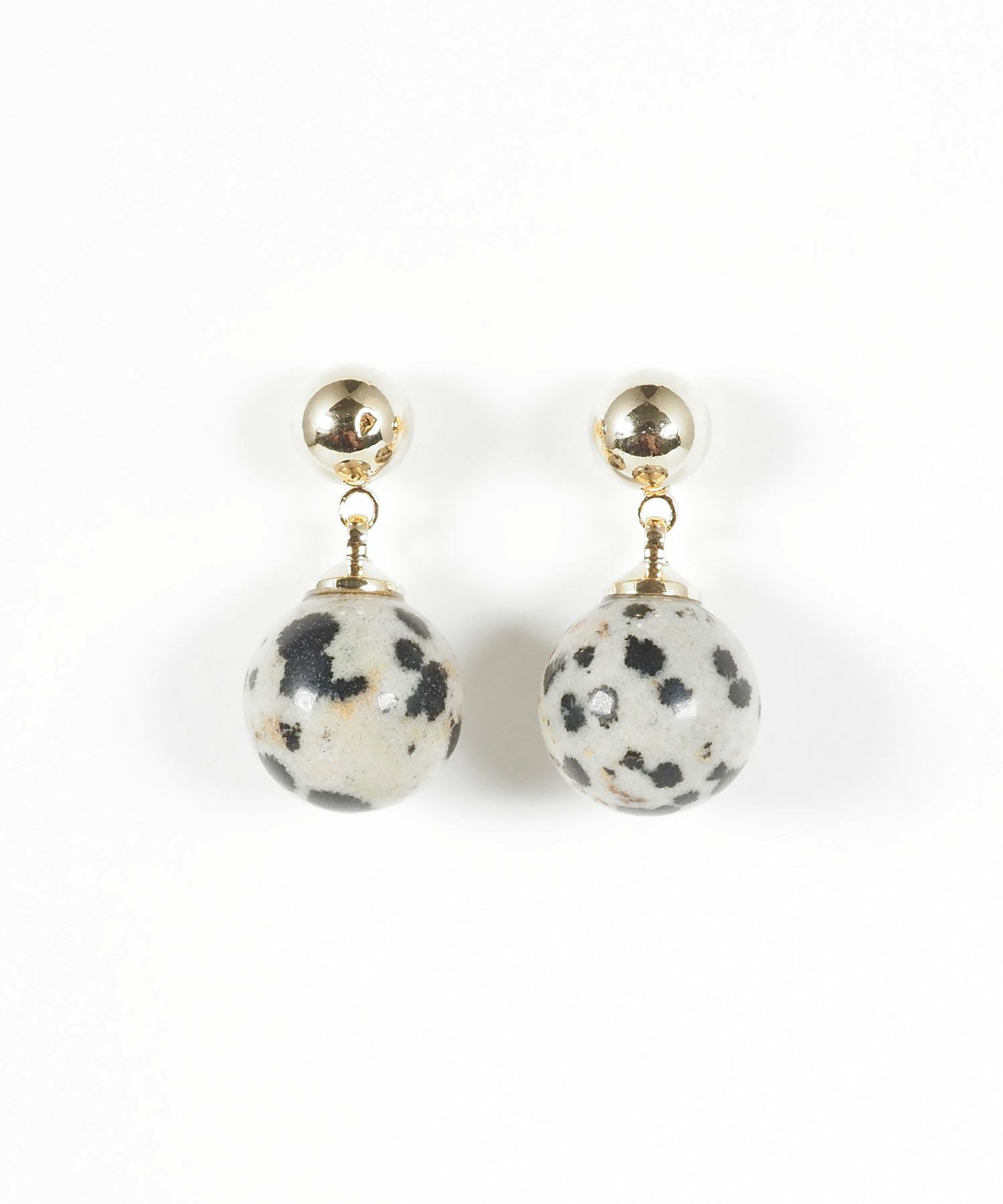 ストーンスウェイチタンポストピアス【MUK blossom stone】