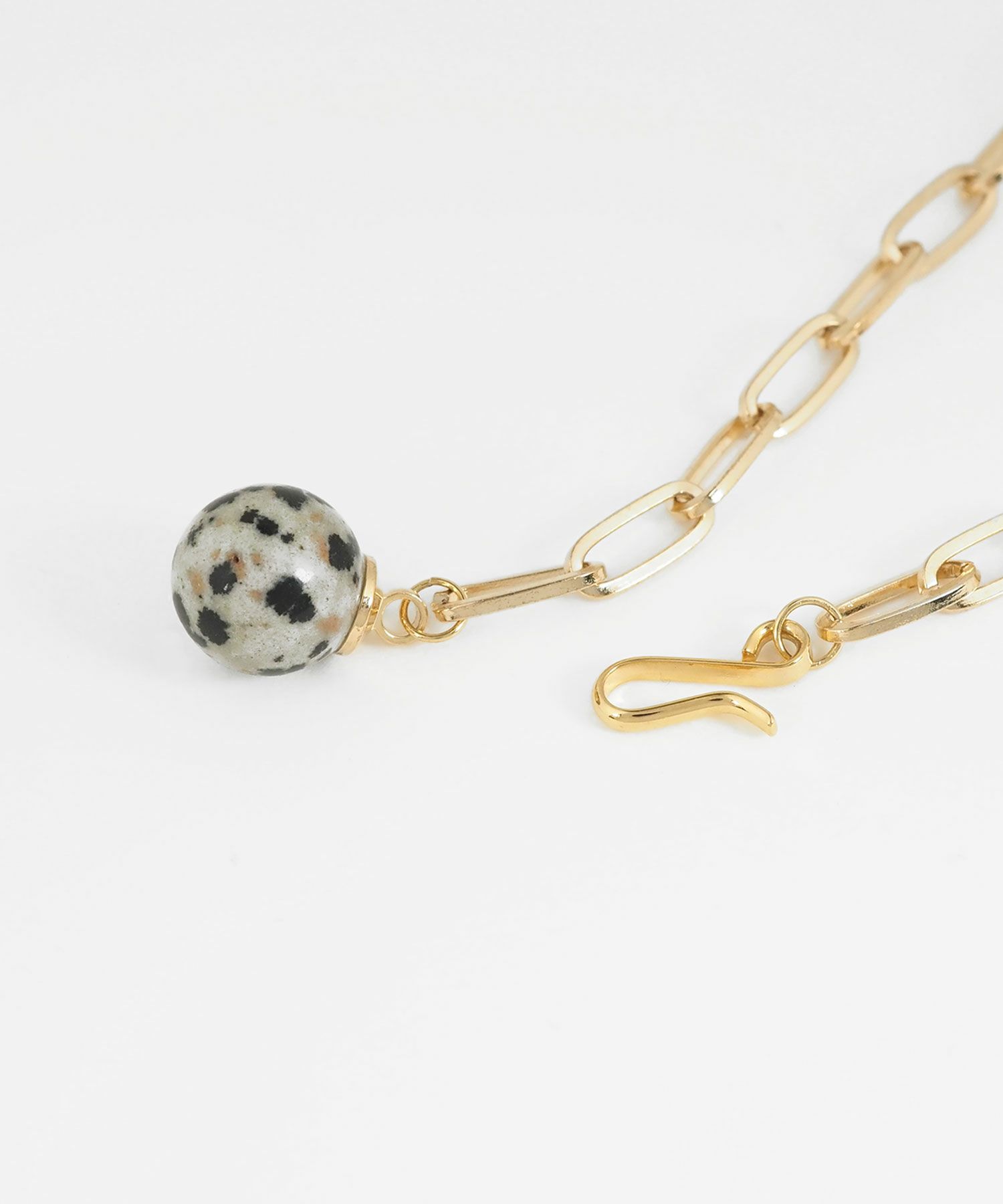 ストーンチェーンネックレス【MUK blossom stone】