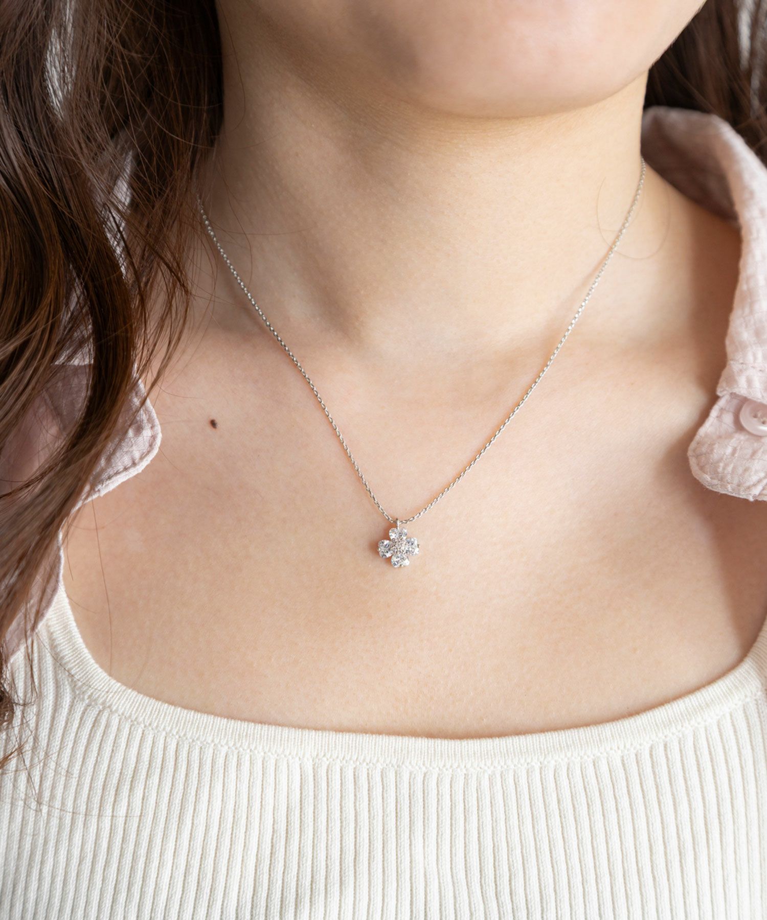 クローバージルコニアネックレス | 【公式】MUK ONLINE SHOP｜人気