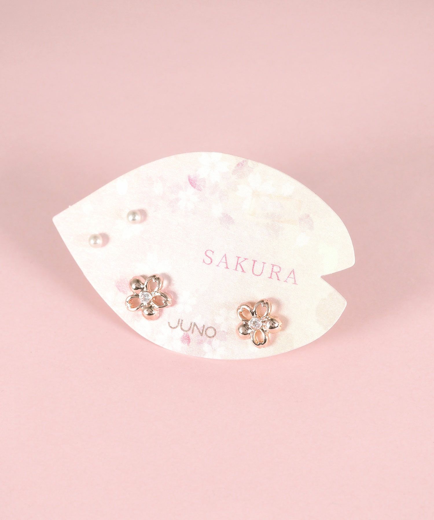 サクラメタルラインセットチタンポストピアス