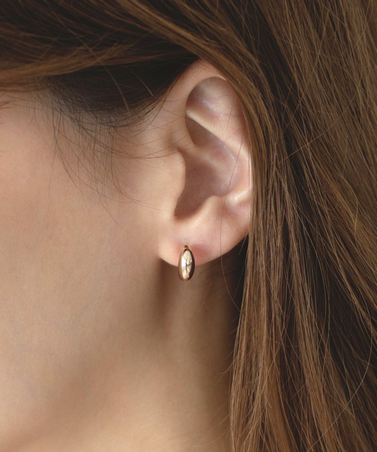 【web限定】プランプフープ樹脂ノンホールイヤリング