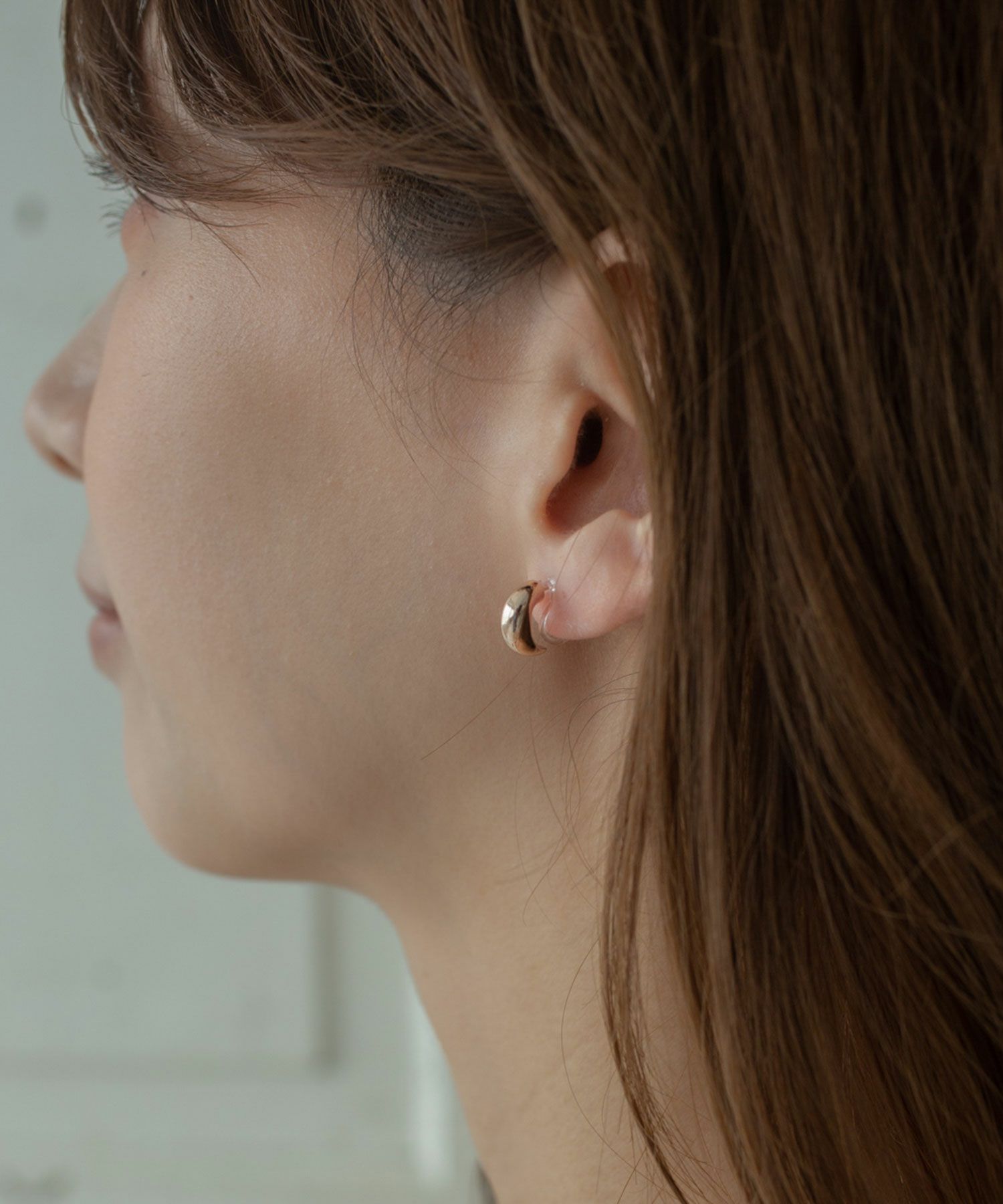 【web限定】ルミプランプフープ樹脂ノンホールイヤリング【Lumirise】