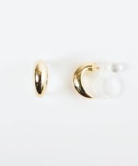 【web限定】ルミプランプフープ樹脂ノンホールイヤリング【Lumirise】