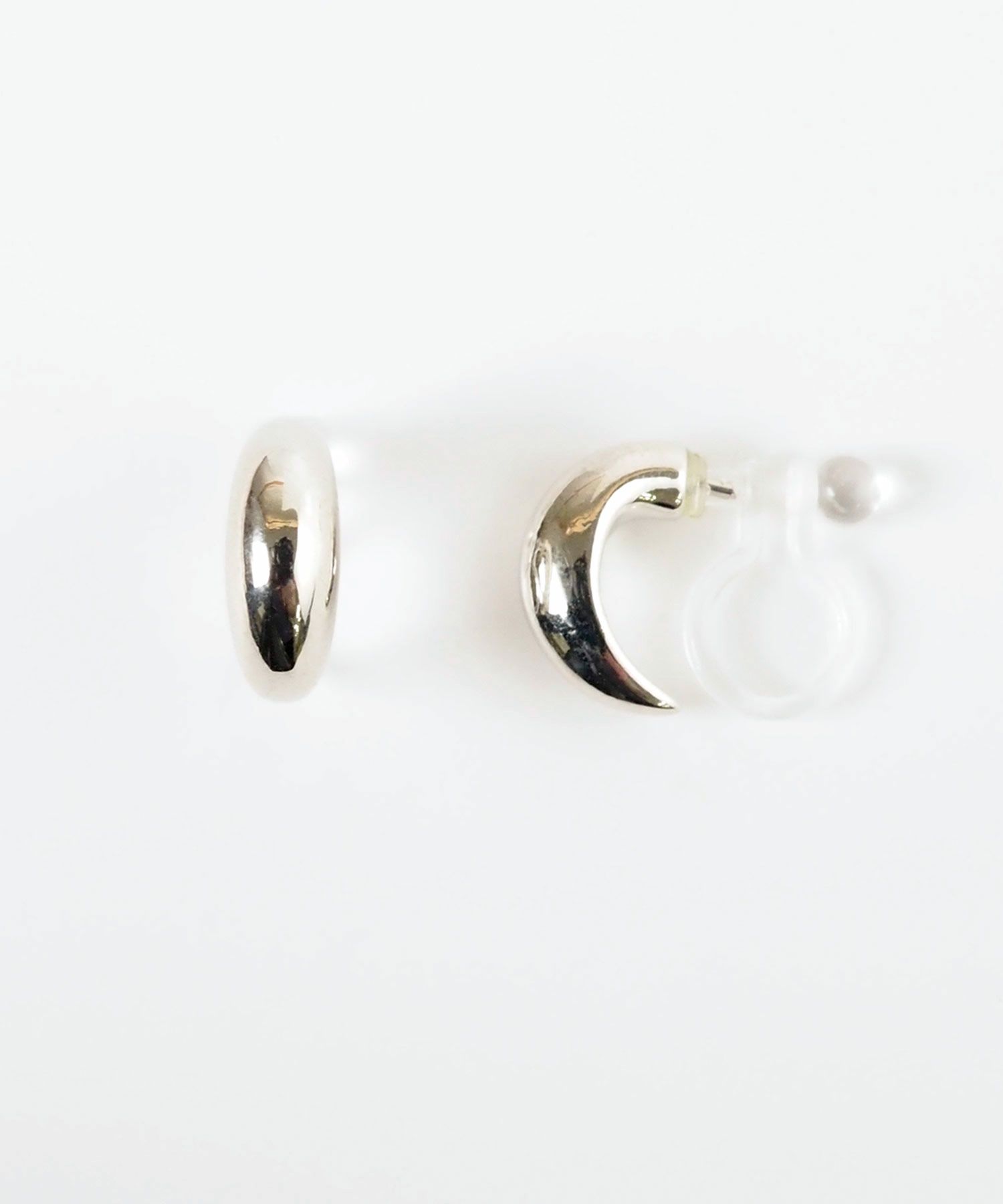 【web限定】ルミプランプフープ樹脂ノンホールイヤリング【Lumirise】