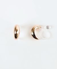 【web限定】ルミプランプフープ樹脂ノンホールイヤリング【Lumirise】