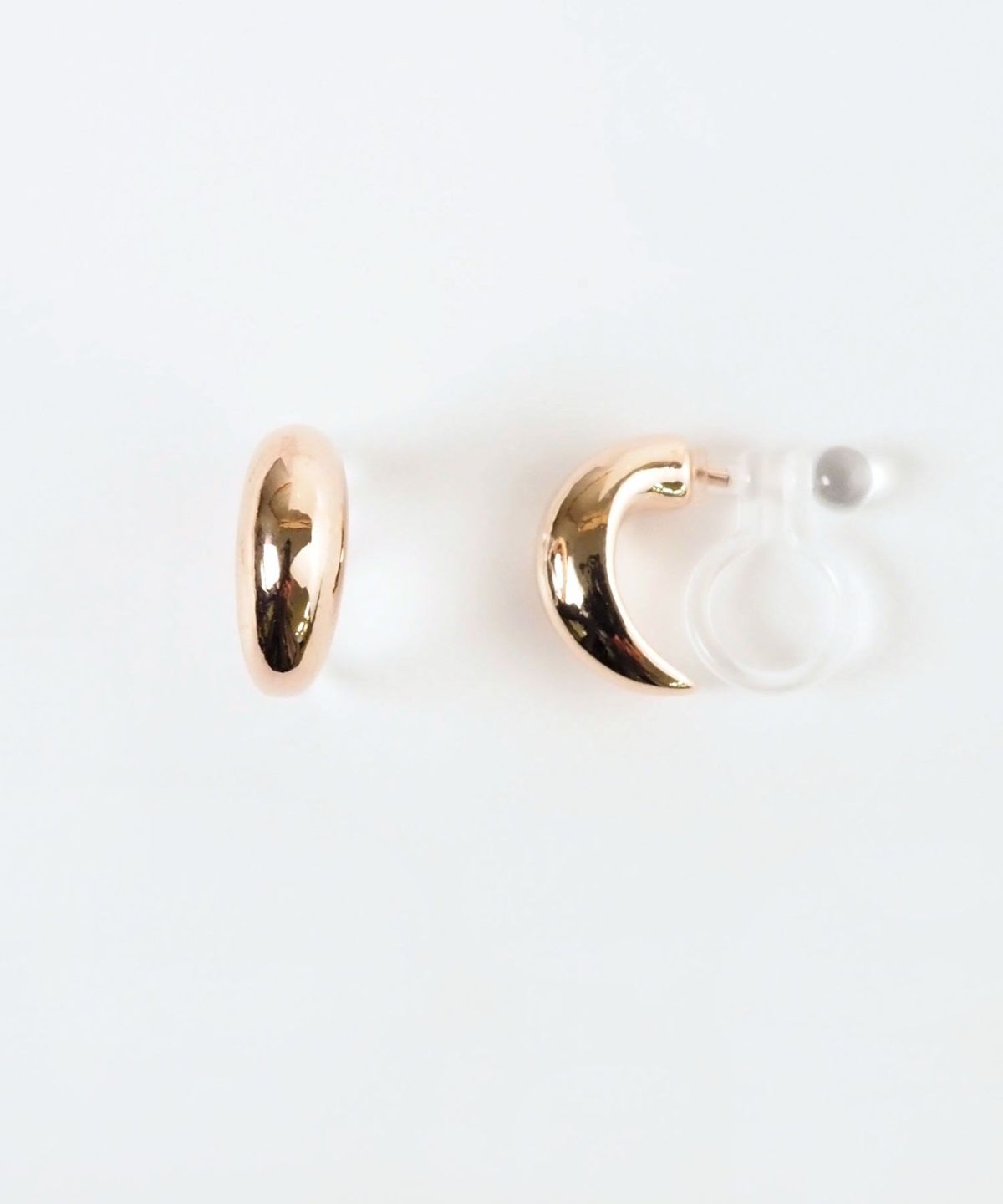 【web限定】ルミプランプフープ樹脂ノンホールイヤリング【Lumirise】