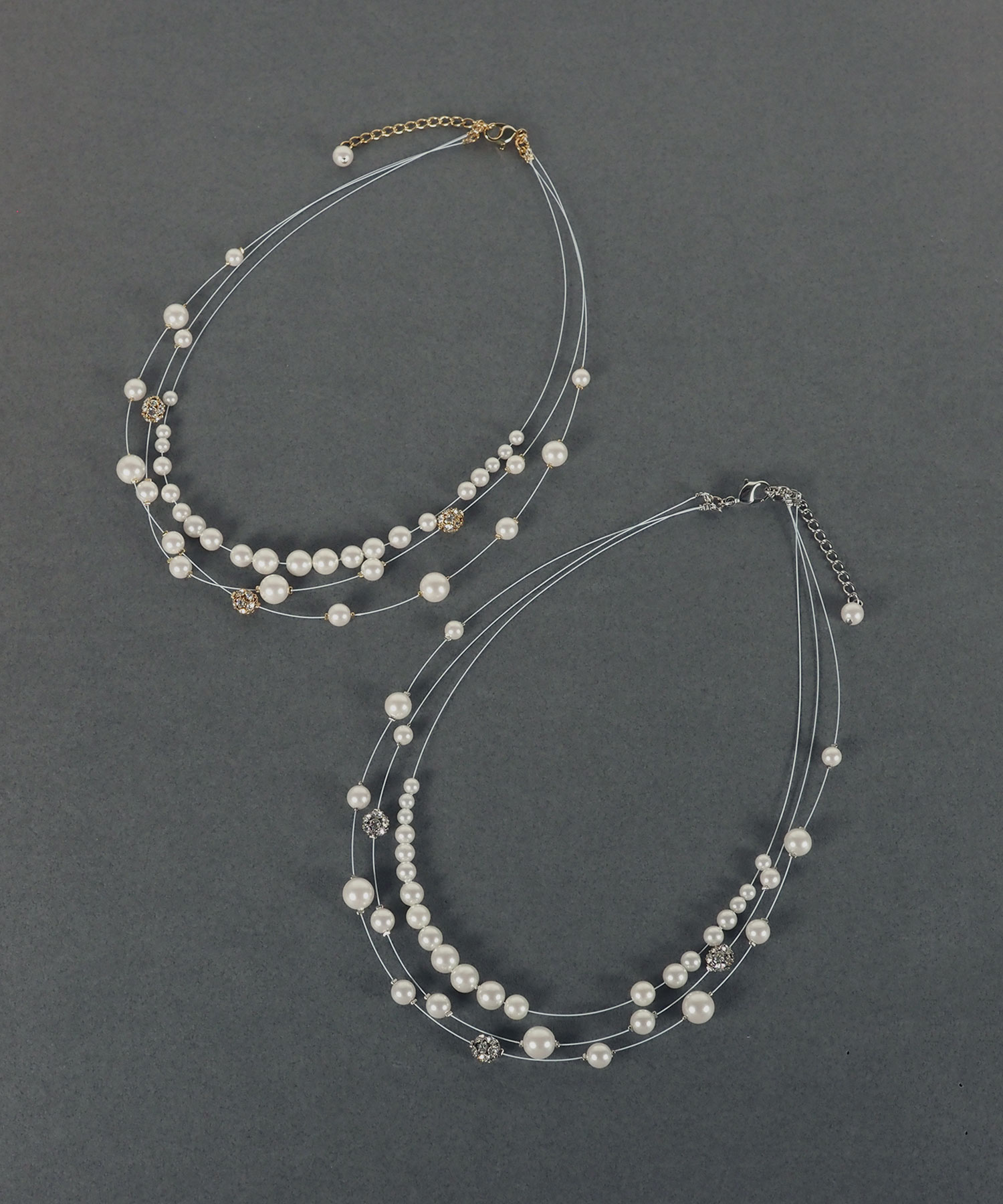 ワイヤーパールネックレス【MUK voyalibre】