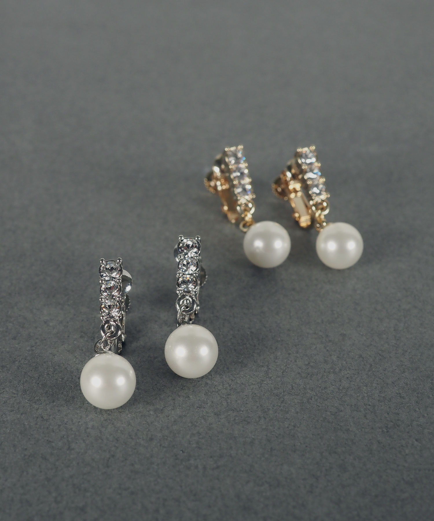 スリーグレインズパールイヤリング【MUK voyalibre】