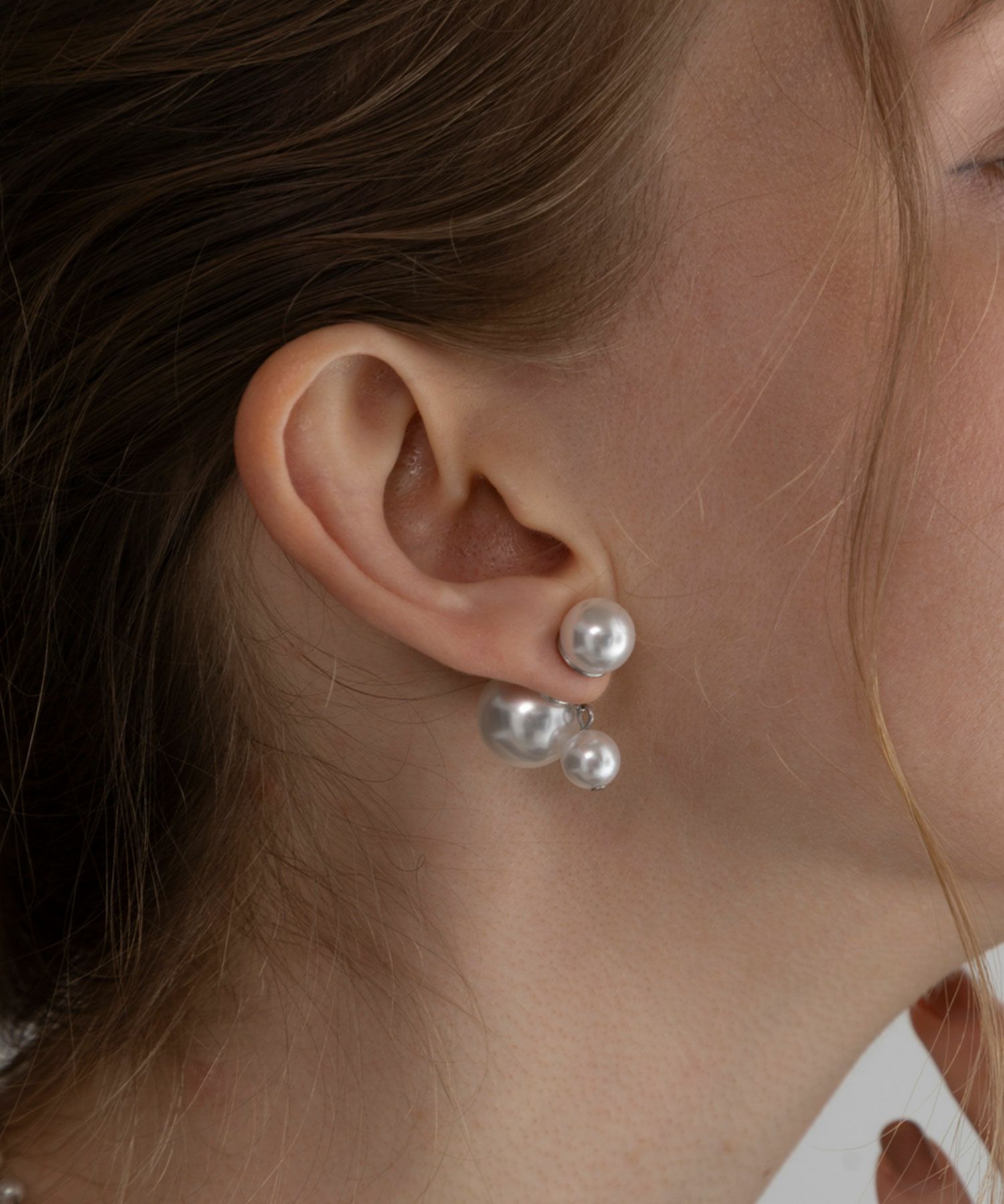 ステーションパールチタンポストピアス【MUK voyalibre】