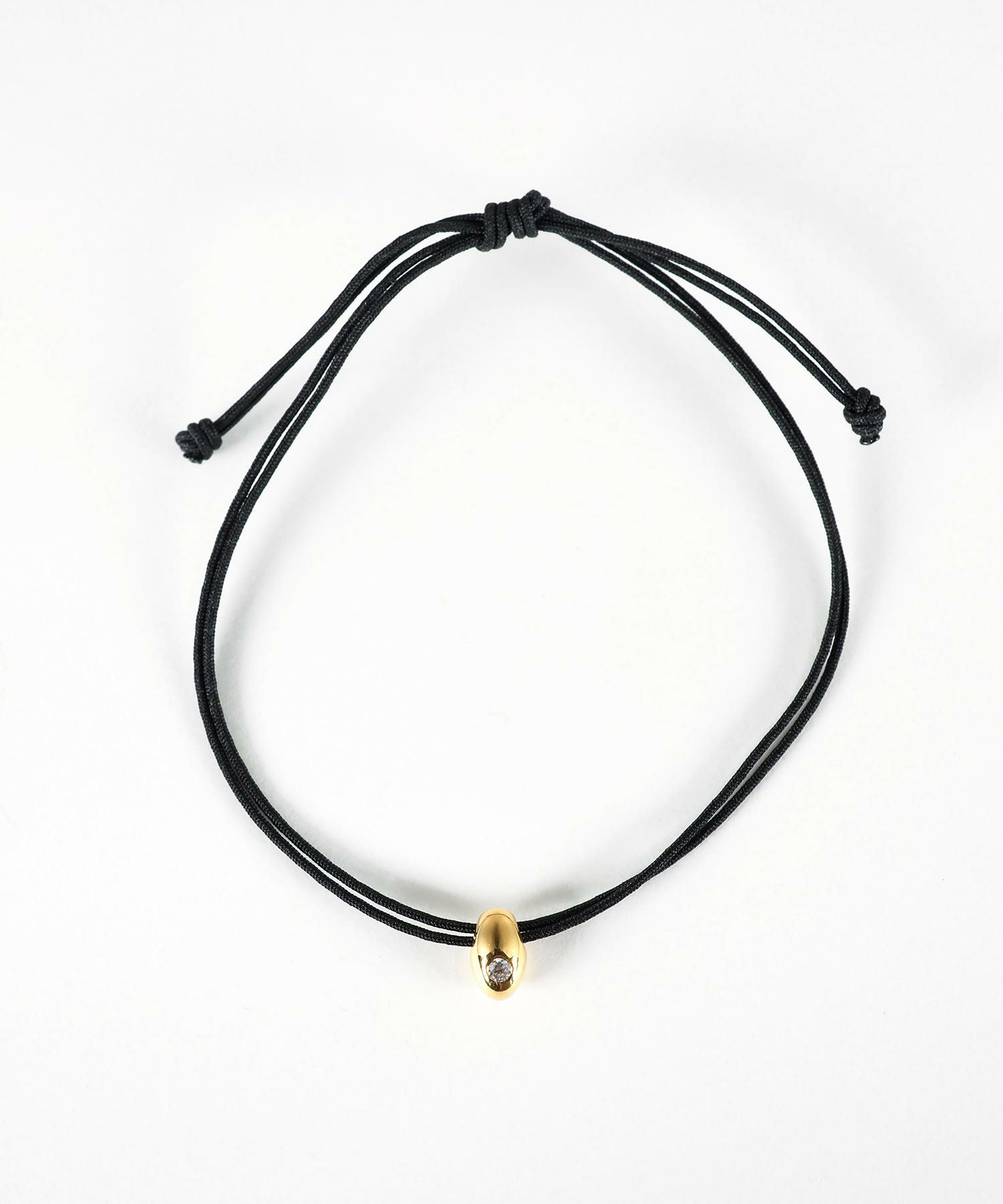 タイニードロップメタルコードブレスレット