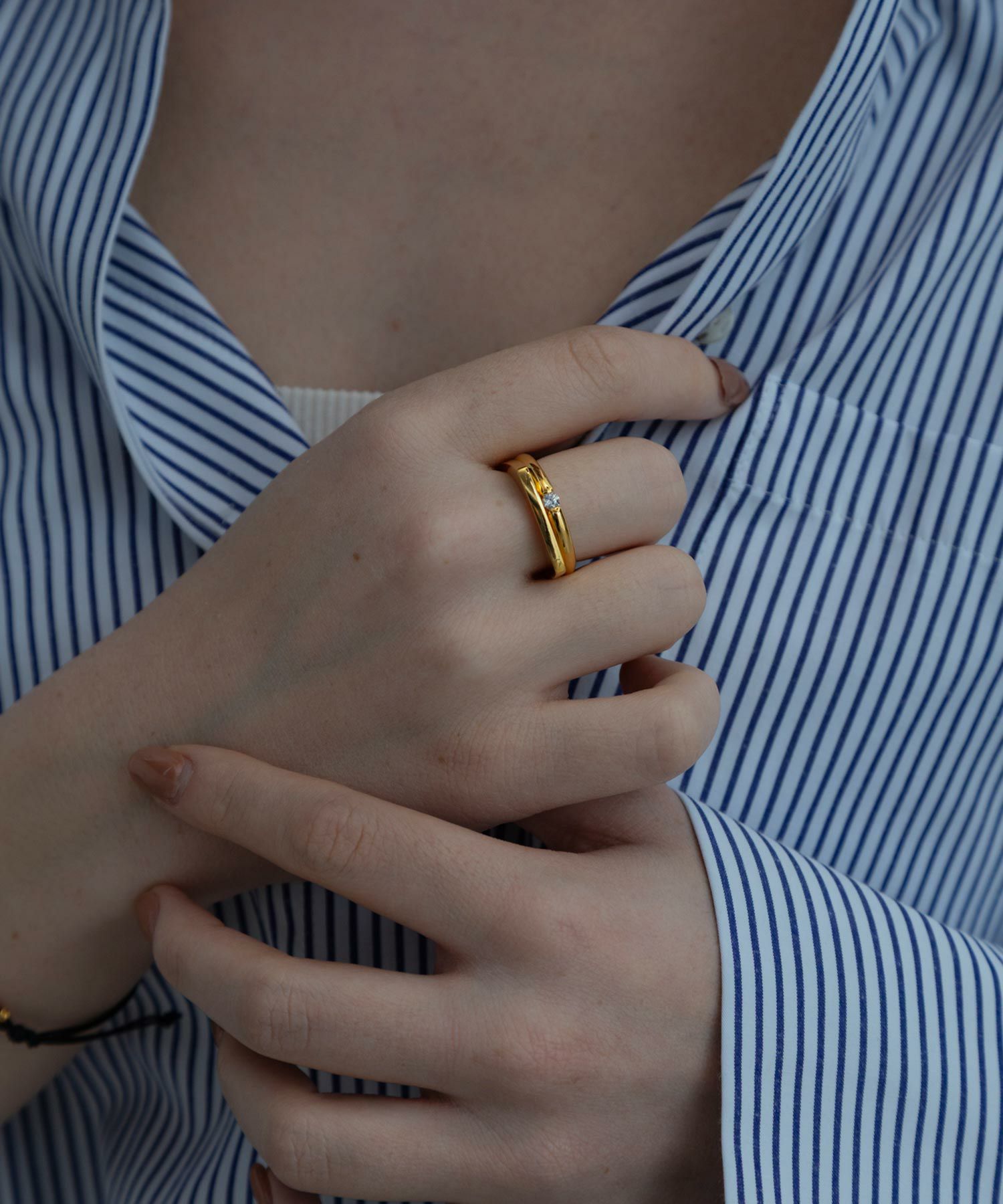 ピュアラウンドリング【over size ring collection】