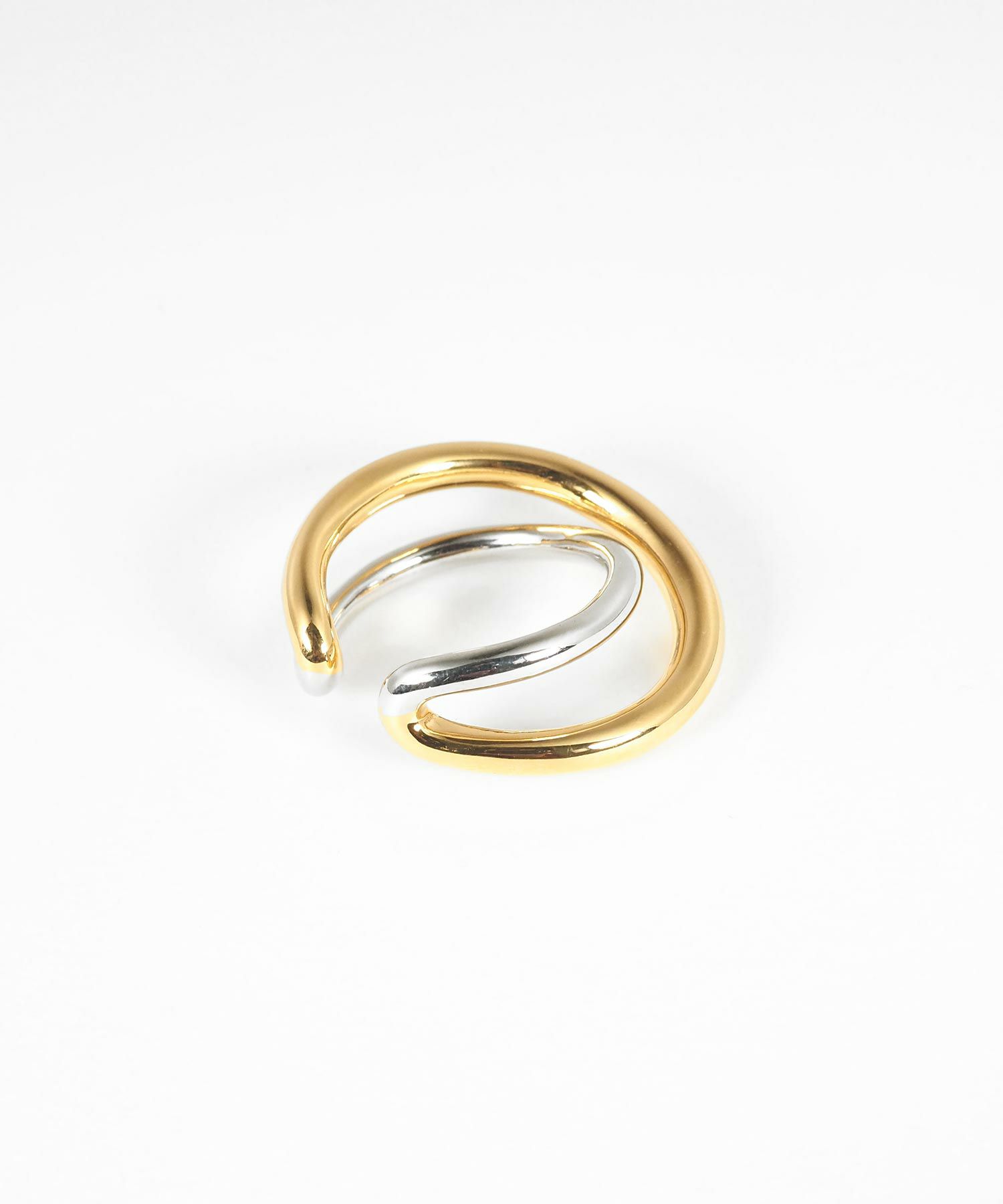 クロスラインリング【over size ring collection】