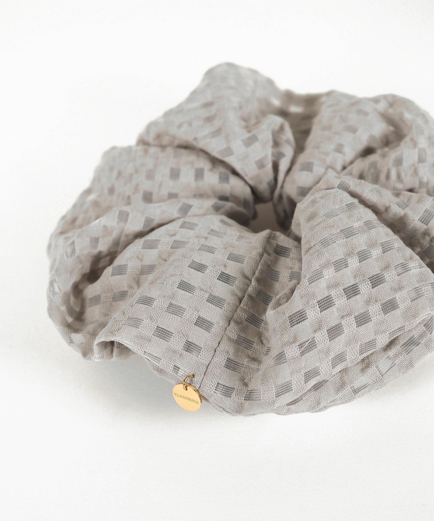 プレイドパターンシュシュ