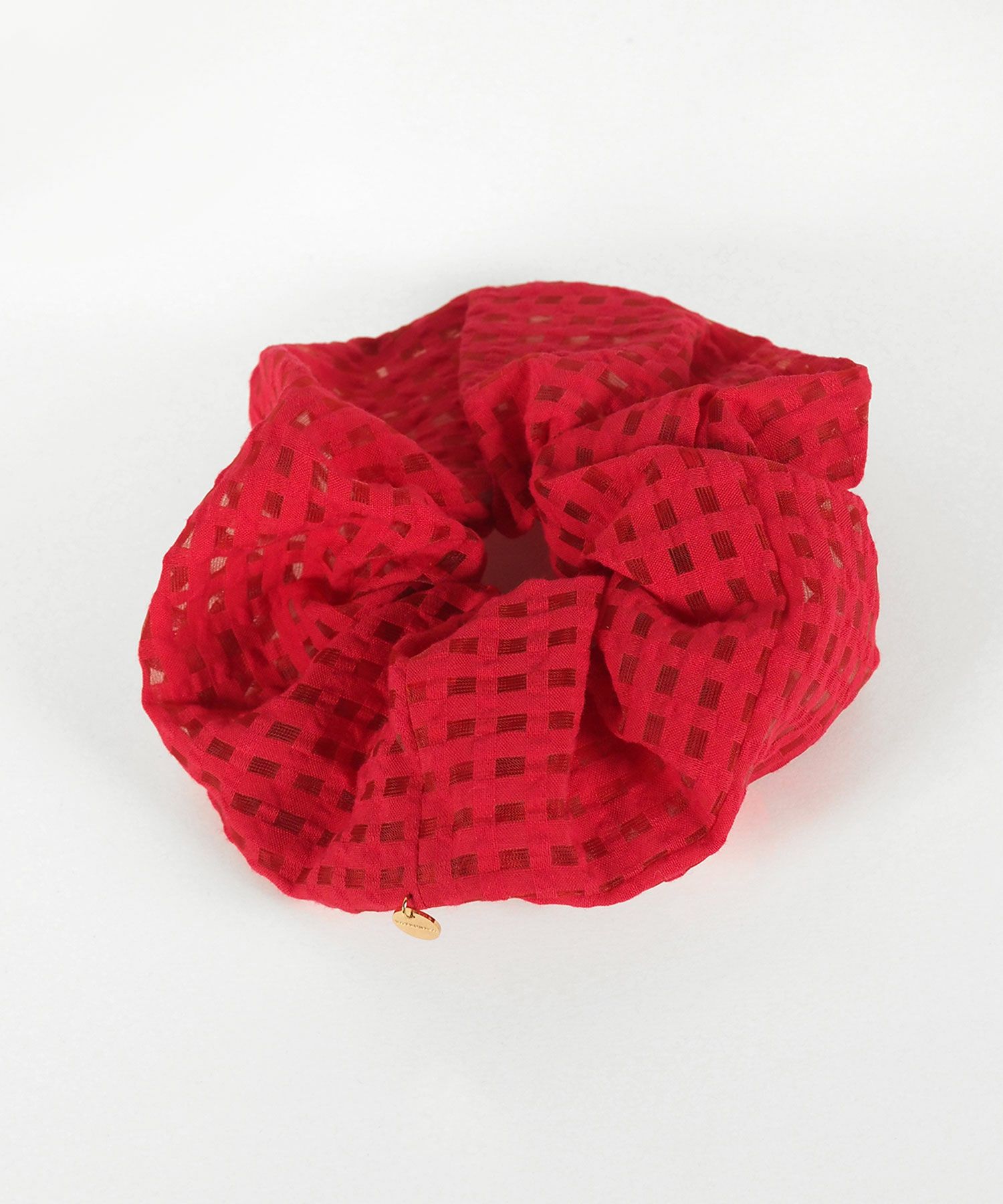 プレイドパターンシュシュ