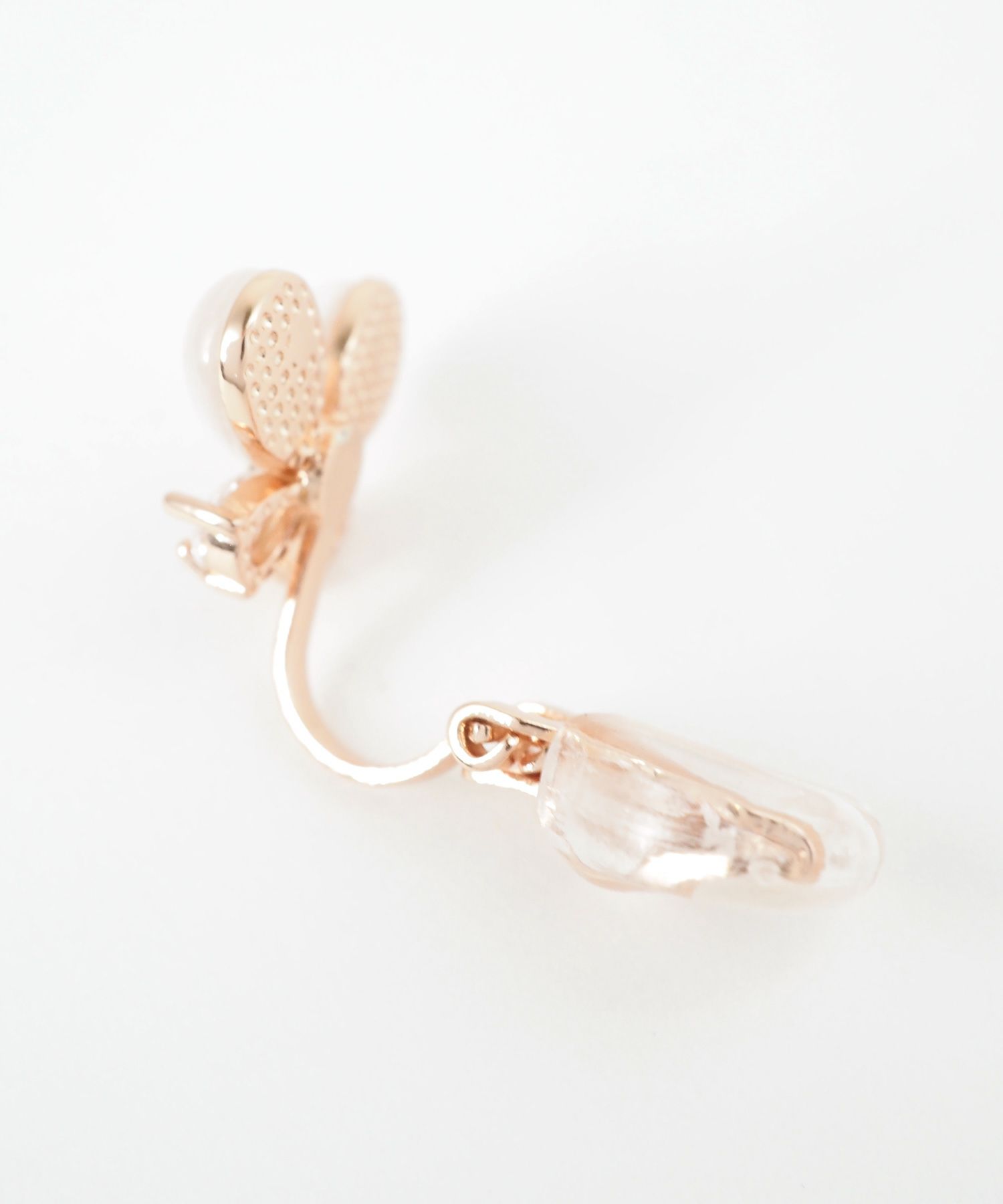 パピヨンキャッツアイクリップイヤリング