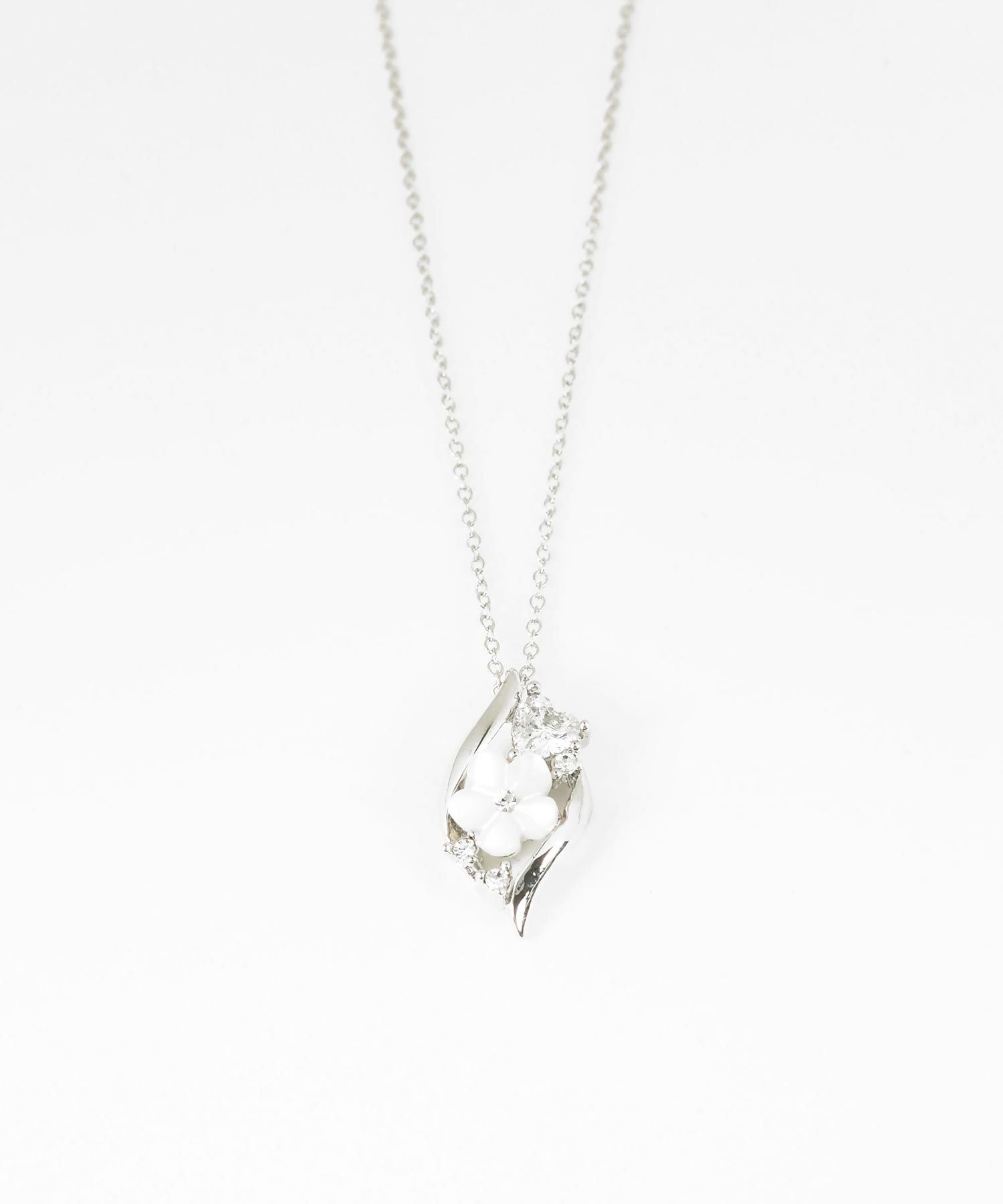 白蝶貝フラワーハートインセットネックレス | 【公式】MUK ONLINE SHOP